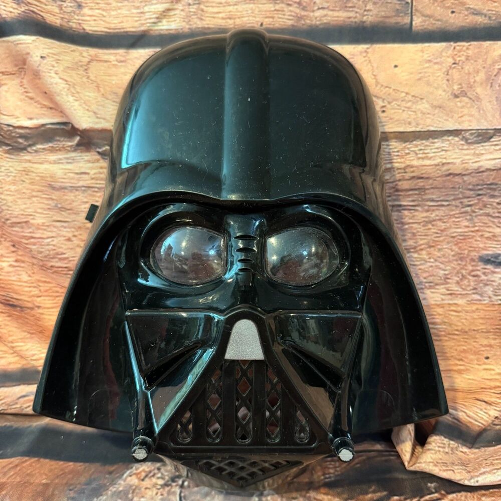 Star Wars Darth Vader Half Mask Kids Plastic Costume Hasbro 2013 Disney Lucas